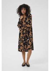 Kaffe Kleid KAlisette A-shape black brown