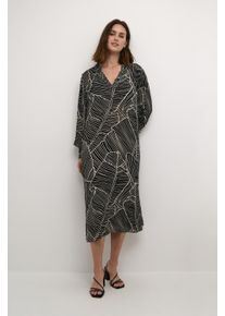 Kaffe Kleid Loose fit black white