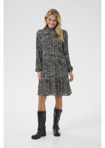 Kaffe Kleid Loose fit black white