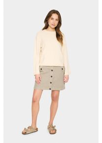 Saint Tropez Strickpullover LarnaSZ Strickpullover Lockere Passform offwhite