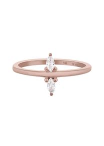 CAI Ring 925 Silber ros&eacute;vergoldet mit Zirkonia