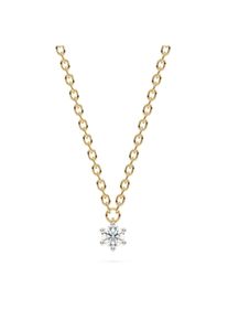 Diam Addict Halskette 585 Gelbgold mit im Labor gez&uuml;chtetem Diamanten