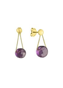 Celesta Gold Ohrring 375/- Gelbgold Amethyst