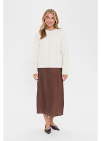 Saint Tropez Strickpullover NylaSZ Strickpullover Gerade Passform