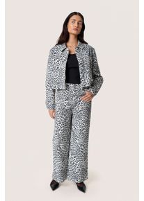 Soaked in Luxury Jeanshemd SLSandja Baggy fit animal