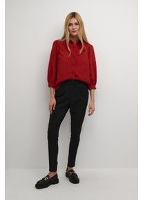 Kaffe Langarmshirt Regul&auml;re Passform Picante red