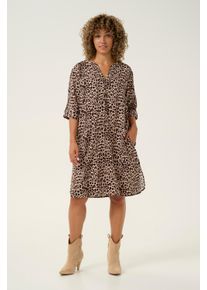 Cream Kleid Straight fit animal