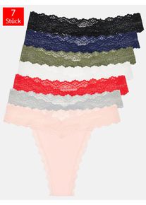Tazzio Damen String 7er-Pack