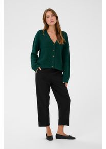 Kaffe Strickjacke KAfiorella Strickjacke Loose fit green