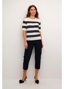 Kaffe Strickpullover Regular fit blue white
