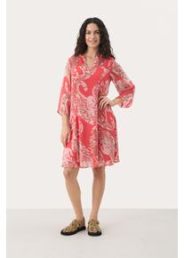 PART TWO Kleid Gerade Passform red