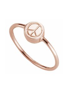 CAI Ring 925/- Sterling Silber rotvergoldet Peace