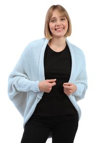 Strickjacke Lang&auml;rmelige Strickjacke Aus Wollmischung Mit Fledermaus&auml;rmeln