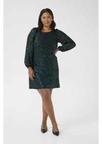 Kaffe Jerseykleid A-shape dark green