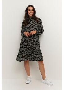 Kaffe Kleid Loose fit black white