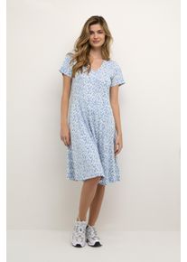 Kaffe Kleid Regular fit blue white