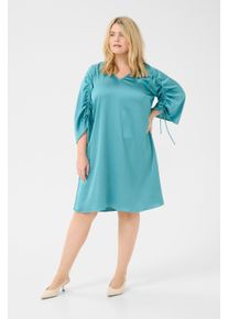 Kaffe Kleid A-shape teal