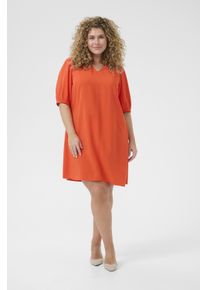 Kaffe Kleid A-shape red