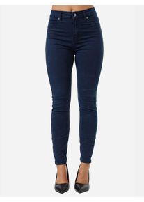 Tazzio Damen Skinny Fit High Rise Jeans