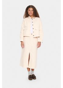 Saint Tropez Jeansjacke Lockere Passform Creme