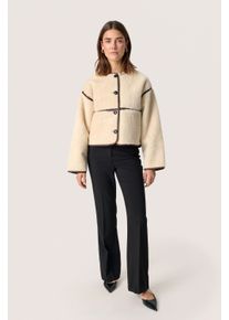 Soaked in Luxury Jacke Gerade Passform Turtledove cream