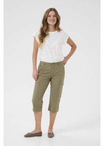 Culture Caprihose Regular fit Dusky Green Wash green