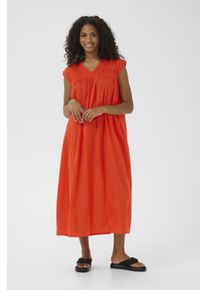 Kaffe Kleid A-shape Grenadine orange