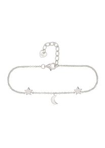 CAI Armband 925 Sterling Silber rhodiniert Sterne Mond