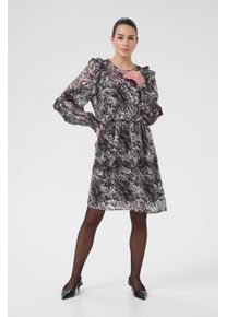 Kaffe Kleid KAalica A-shape black darkgrey