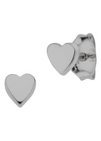 CAI Ohrstecker 925/- Sterling Silber rhodiniert Herz