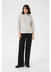 Kaffe Strickpullover Regular fit light grey