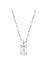 Diam Addict Halskette 585 Wei&szlig;gold im Labor gez&uuml;chteten Diamanten