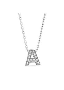 dKeniz Anh&auml;nger mit Kette Buchstabe A 925/- Sterling Silber