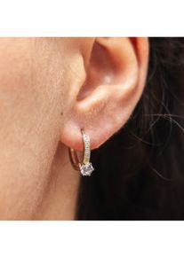 dKeniz Creolen Creolen Solit&auml;r 925/- Sterling Silber