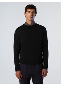 North Sails Pullover Rundhalsausschnitt mit Schlitzen