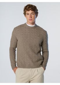 North Sails Pullover Rundhalsausschnitt mit Zopfmuster