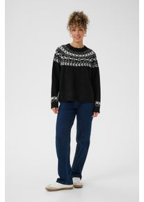 Cream Strickpullover CRCherrie Strickpullover Loose fit black white