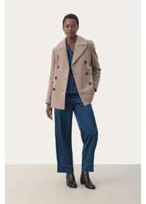 PART TWO Jacke Classic fit Mink Melange beige