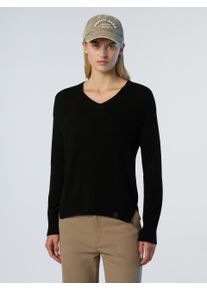 North Sails Pullover Sattelschulter mit V-Ausschnitt