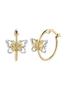 Diamonds by Ellen K. Fascination by Ellen K. Creolen 585/- Gelbgold bicolor Schmetterling