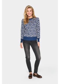 Saint Tropez Strickpullover Gerade Passform dark blue