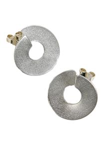 DeMarie Ohrringe eloxiertes Aluminium silberfarben