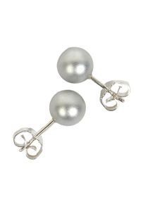 DeMarie Ohrstecker eloxiertes Aluminium silberfarben