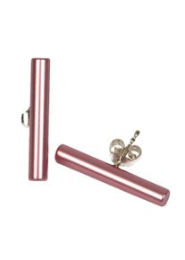 DeMarie Ohrringe eloxiertes Aluminium rosafarben