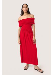 Soaked in Luxury Jerseykleid Feminine Form Salsa red