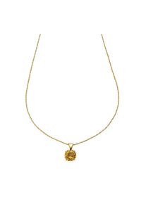 JAMELLI Anh&auml;nger mit Kette 925 Silber vergoldet Citrin