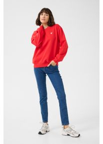 Kaffe Sweatshirt KAliddy Loose fit red