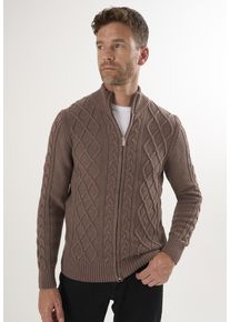 Strickjacke Strickjacke Mit Durchgehendem Rei&szlig;verschluss