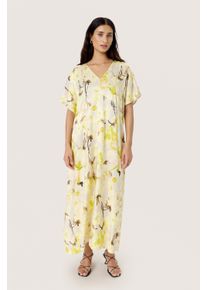Soaked in Luxury Kleid Gerade Passform French Vanilla Floral Print cream