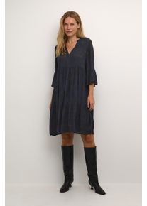 Kaffe Kleid A-shape brown navy